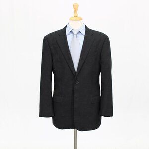 Armani Collezioni 44R Gray Check 2-Button Sport Coat Blazer Jacket B344